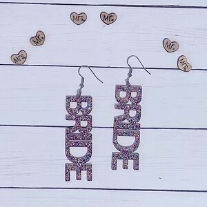 Bride earrings. NWT Wedding